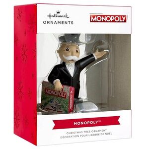 Hallmark Hasbro Rich Uncle Pennybags Monopoly Game Christmas Ornament